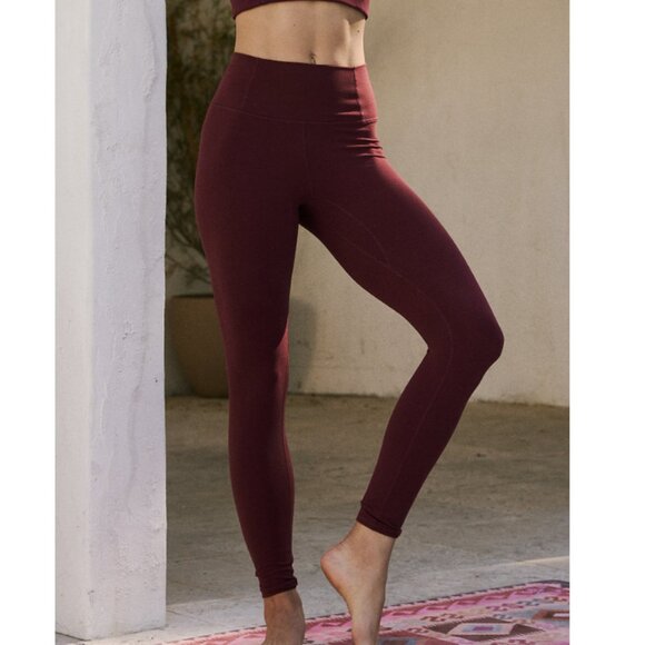 Free People Pants - new Free People Movement Never Better Leggings 7/8 Length in Oxblood